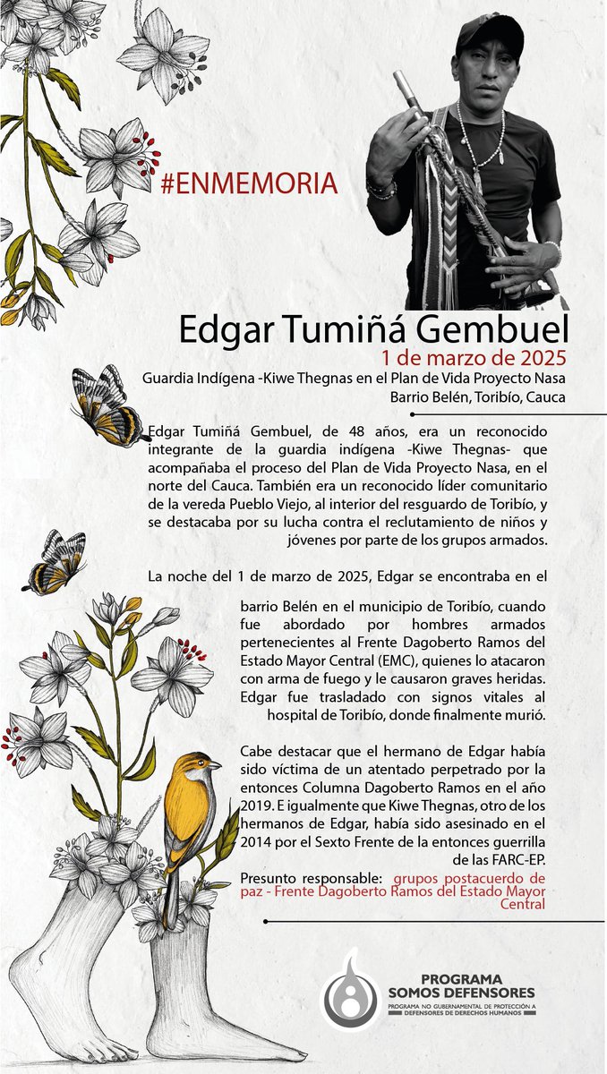 Programa Somos Defensores tweet media