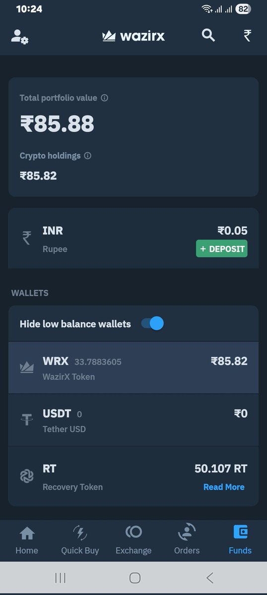 daya9724's tweet photo. @WazirXIndia @WazirXCares @NischalShetty 
Dear sir i have 120+ wrx in my wallet then i have 70+ now i have only 33 where and how my wrx coin goose? https://t.co/VrCW86gvsM