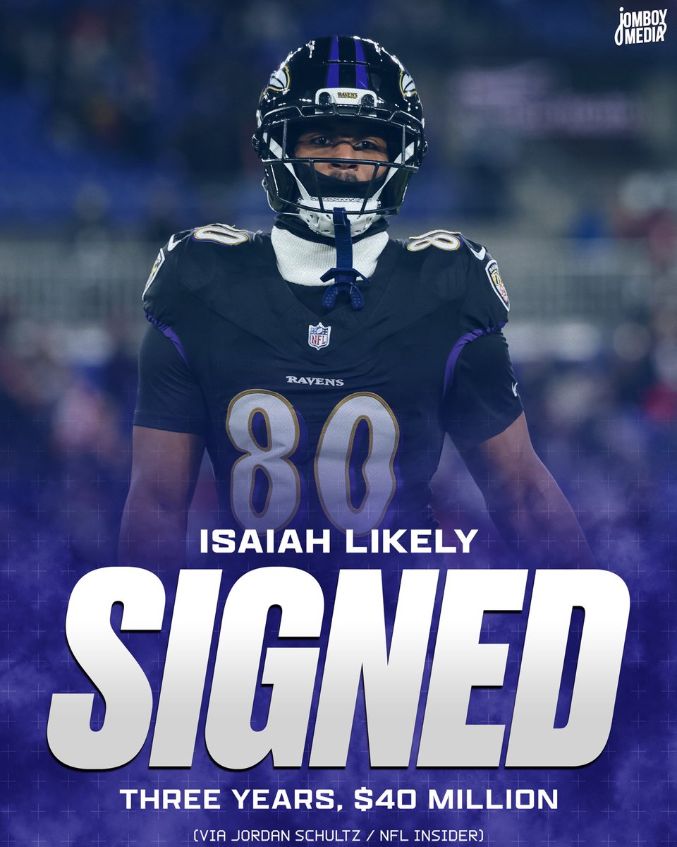 TE Isaiah Likely is the first free agent signing the Giants make