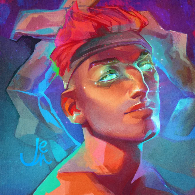 Commission of 's ridiculously handsome pirate, rep'in Athena #WeShallSail #BeMorePirate