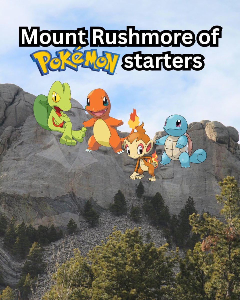 Which starters are on your Mount Rushmore?? #pokemon
