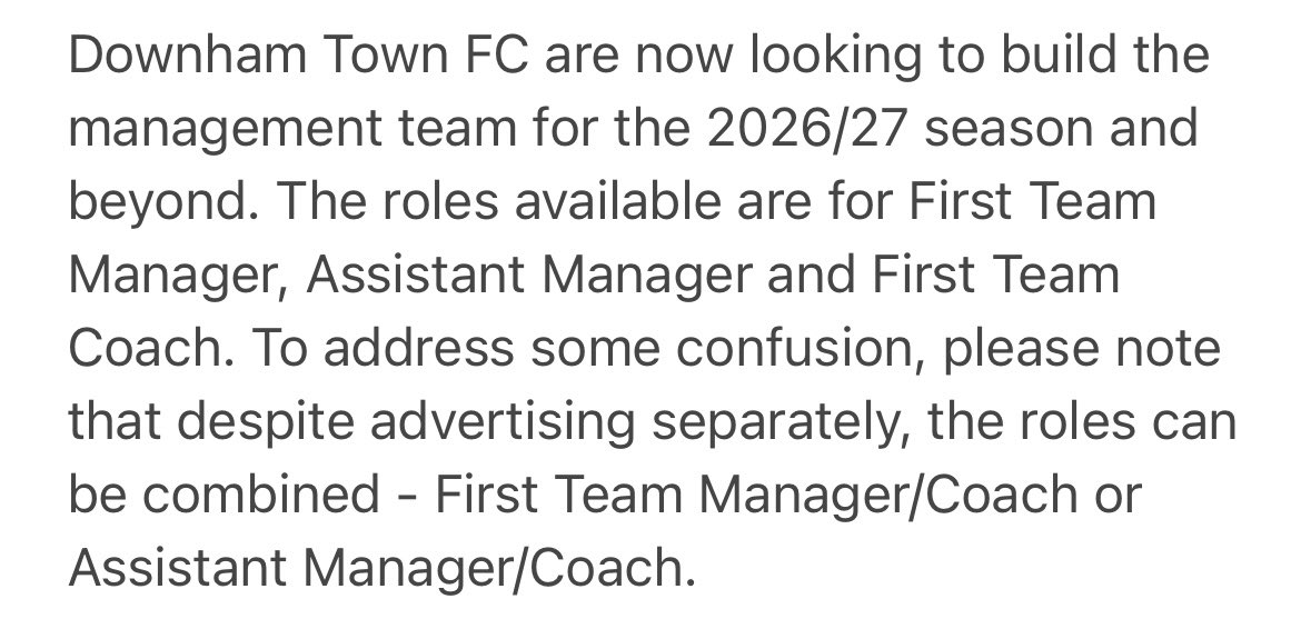 Downham Town FC tweet media