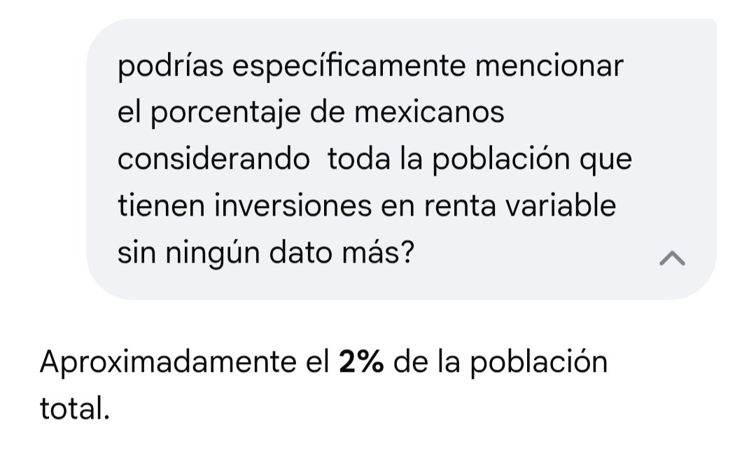 SERCHMEXDF's tweet photo. @arturoelias 2% de los mexicanos tienen inversiones en renta variable... https://t.co/OSjAmJDN70