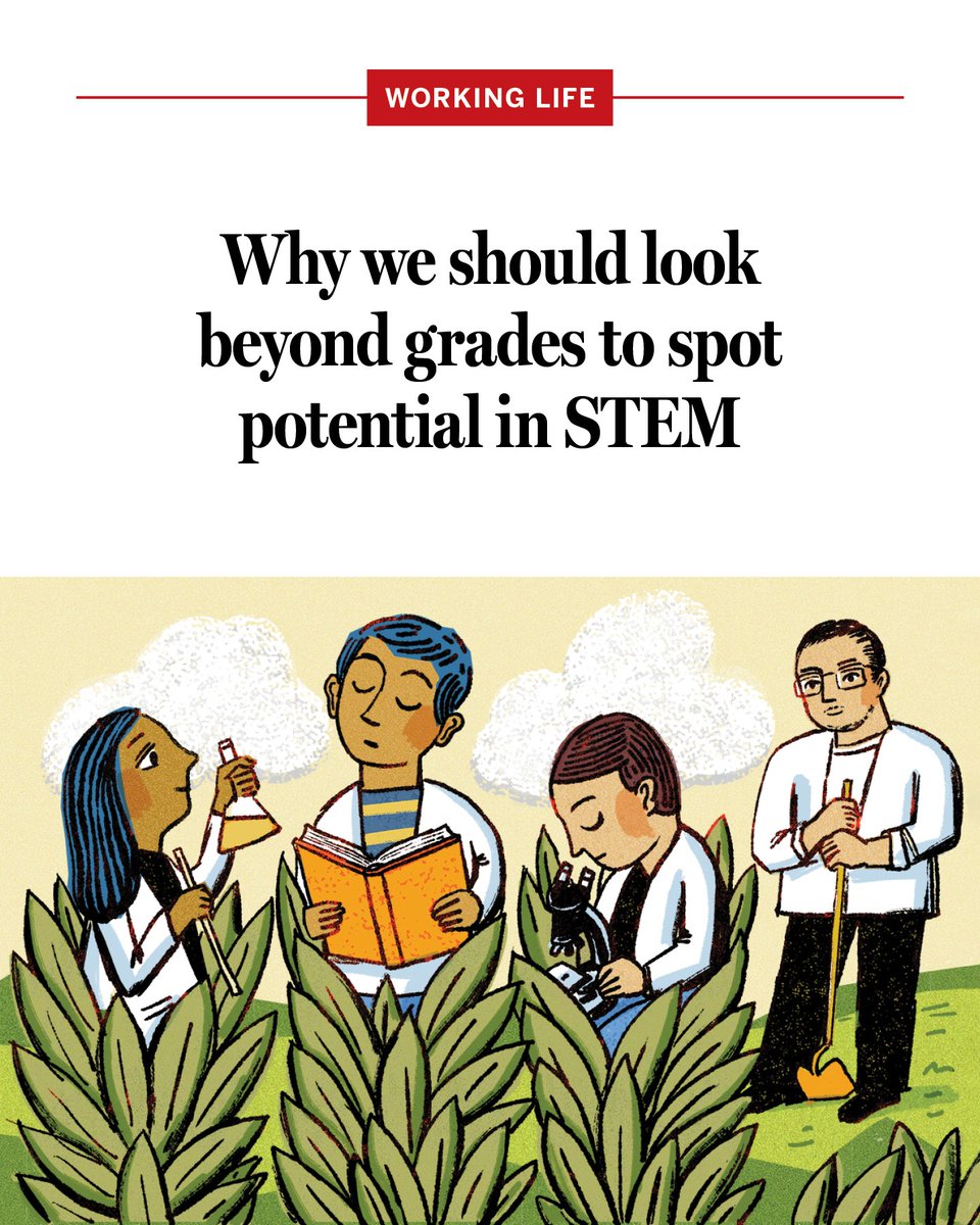 ScienceMagazine's tweet photo. "… watching these students, I am reminded how transformative that moment can be when someone finally sees in you what you could not yet see in yourself." #ScienceWorkingLife https://t.co/hx7se9GCjb https://t.co/2MjnWdYdwB
