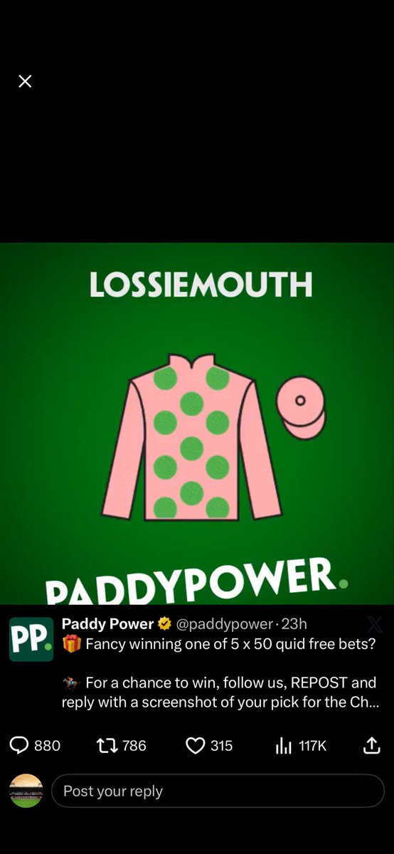 adambwhu's tweet photo. @paddypower https://t.co/PAeVwP8LTq