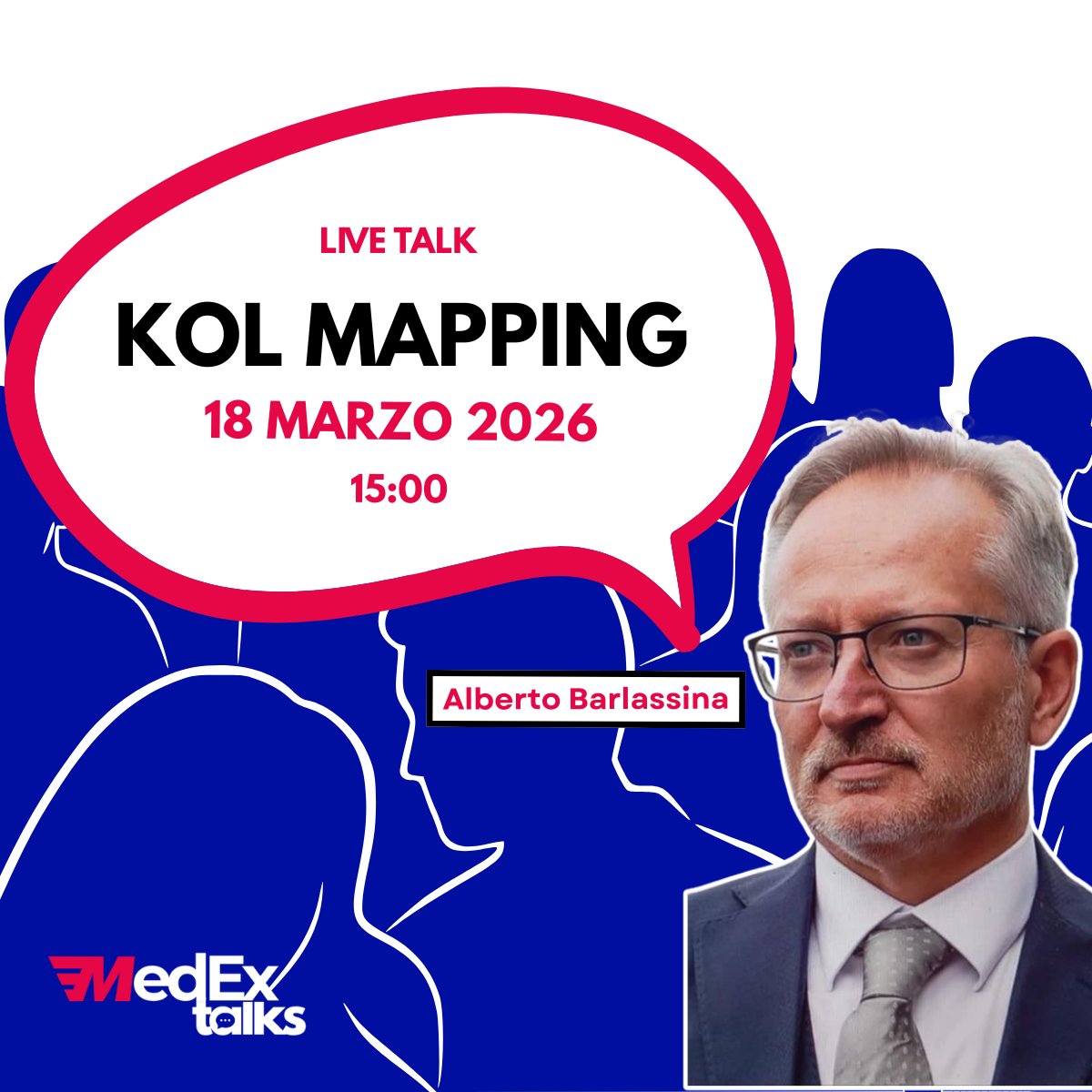 Merqurio's tweet photo. 📅 Save the date | KOL Mapping
18 marzo 2026 – ore 15:00

In questo primo MedEx Talk, Alberto Barlassina guiderà la discussione sulle diverse metodologie di individuazione dei KOL.

👉https://t.co/vcnxcyOlk2

#merqurio #pharma #medicalaffair #medicalexcellence #medextalks https://t.co/iSZuUcGAEf