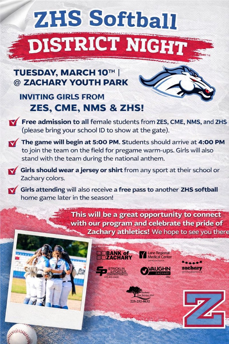 Zachary High Football tweet media