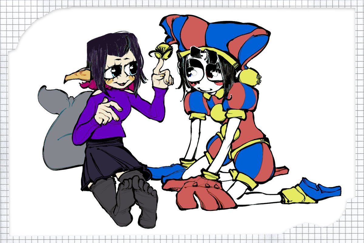 #tadc #pomni cmm! i had such an unusual experience with this — it was really interesting, and overall i’m open to this kind of cmm's: your character + a character from TADC / another fandom