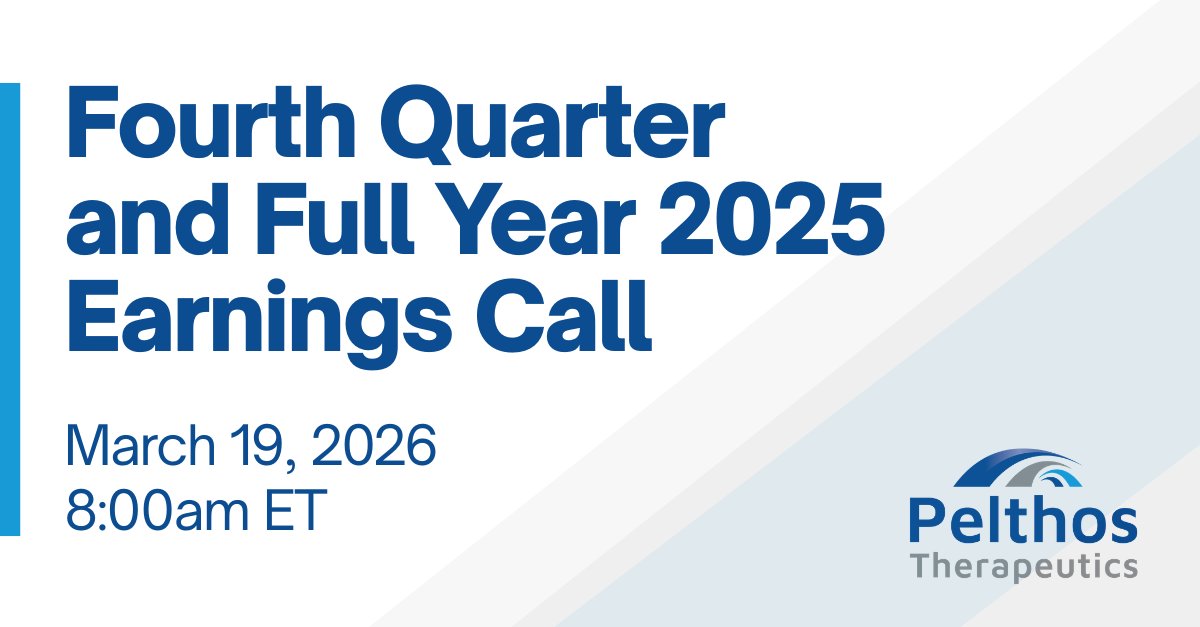 PelthosT's tweet photo. Pelthos will report Q4 2025 financial results before the opening of the U.S. financial markets on March 19 followed by a conference call at 8:00am ET. Register: https://t.co/PHFkAu0qMD https://t.co/U61OWJQ2ra