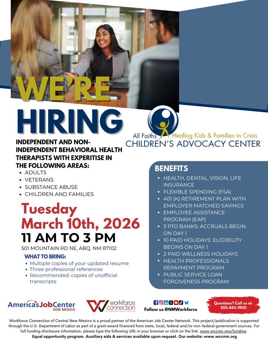 Workforce Connection of Central NM tweet media