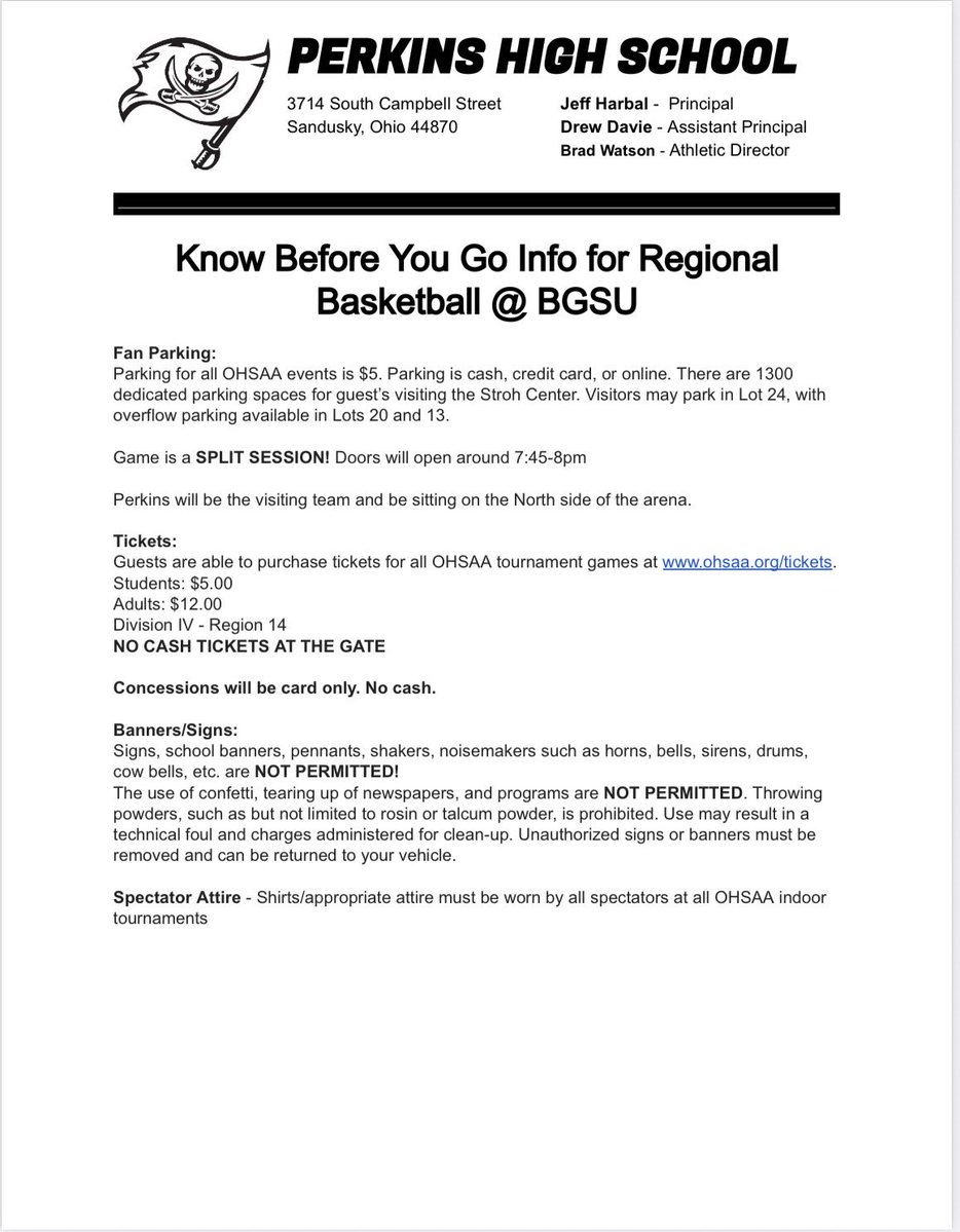 Perkins High School Athletics tweet media