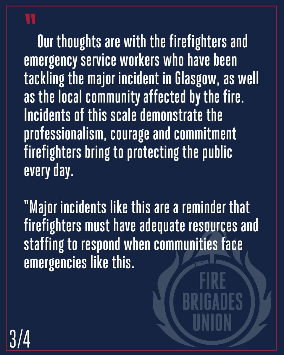Fire Brigades Union tweet media