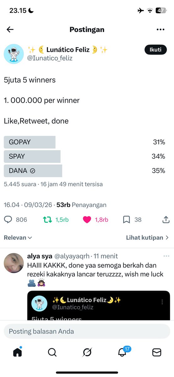 second choice tweet media