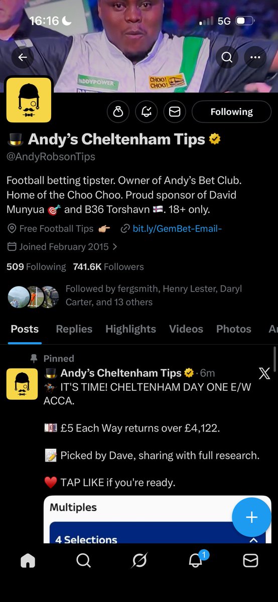 LucaProto3's tweet photo. @AndyRobsonTips Go onnnn https://t.co/OlUAR4teMr