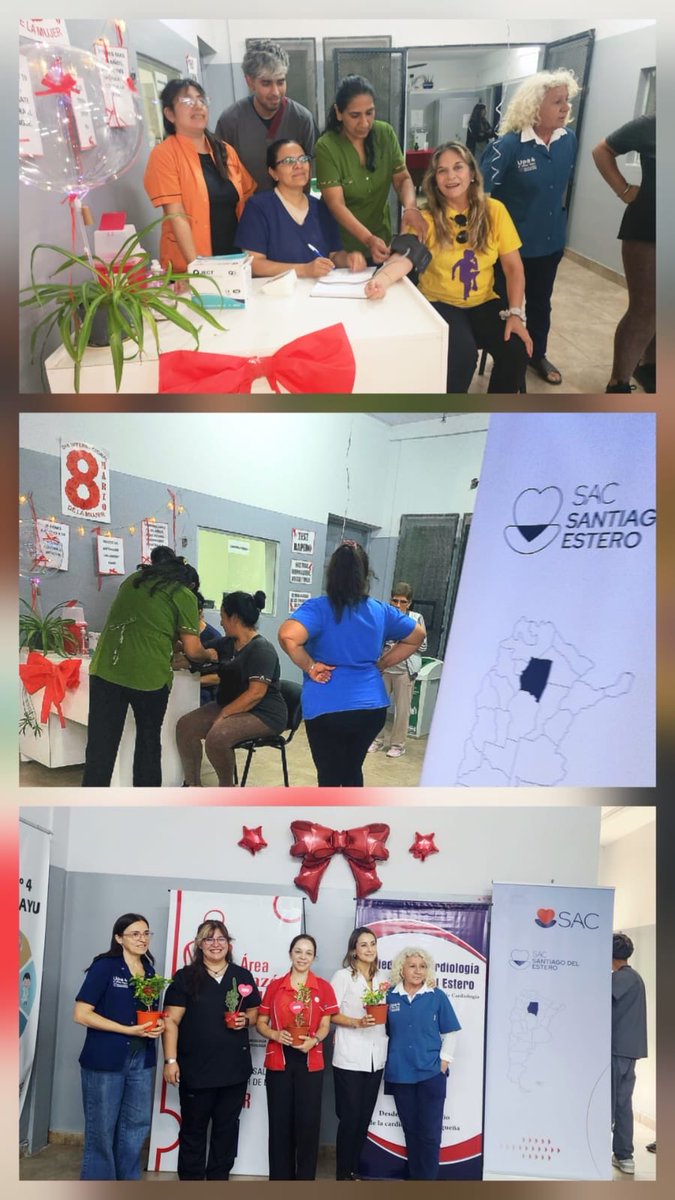 CorazonyMujer's tweet photo. Hermosas imágenes de las actividades de Santiago del Estero en el marco del día internacional de la mujer 👩🏻‍🤝‍👩🏽

La salud cardiovascular de la mujer es importante.

Conoce tus números 🫀🙌🏼 https://t.co/37jspR1fVG