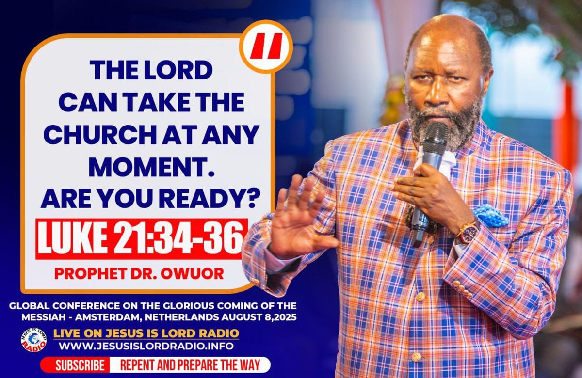 Everything you see happening now on the earth is meant to prepare the church for the coming of the Messiah.

#SpecialMondayWord