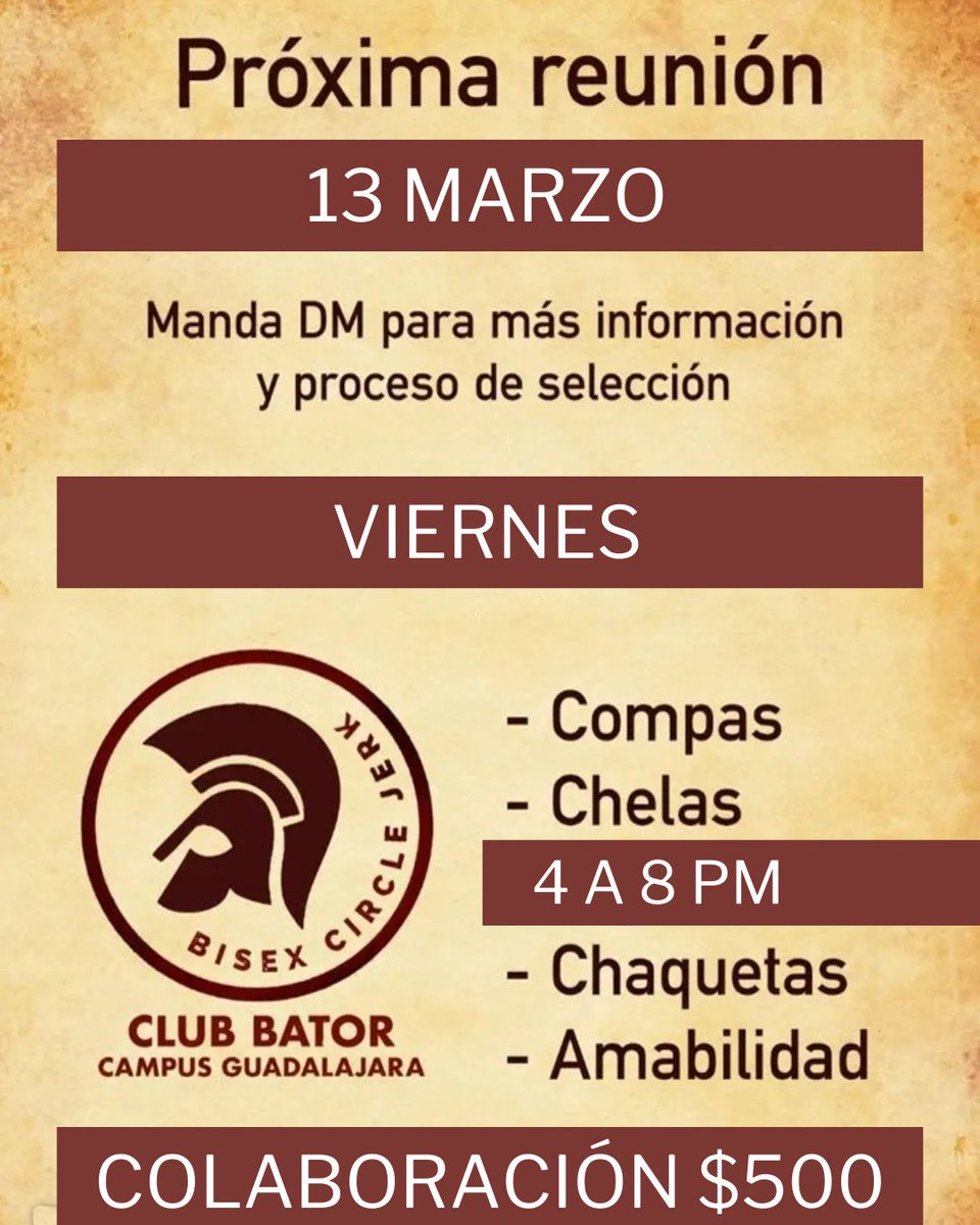 Bator Club Gdl - Privé Social tweet media