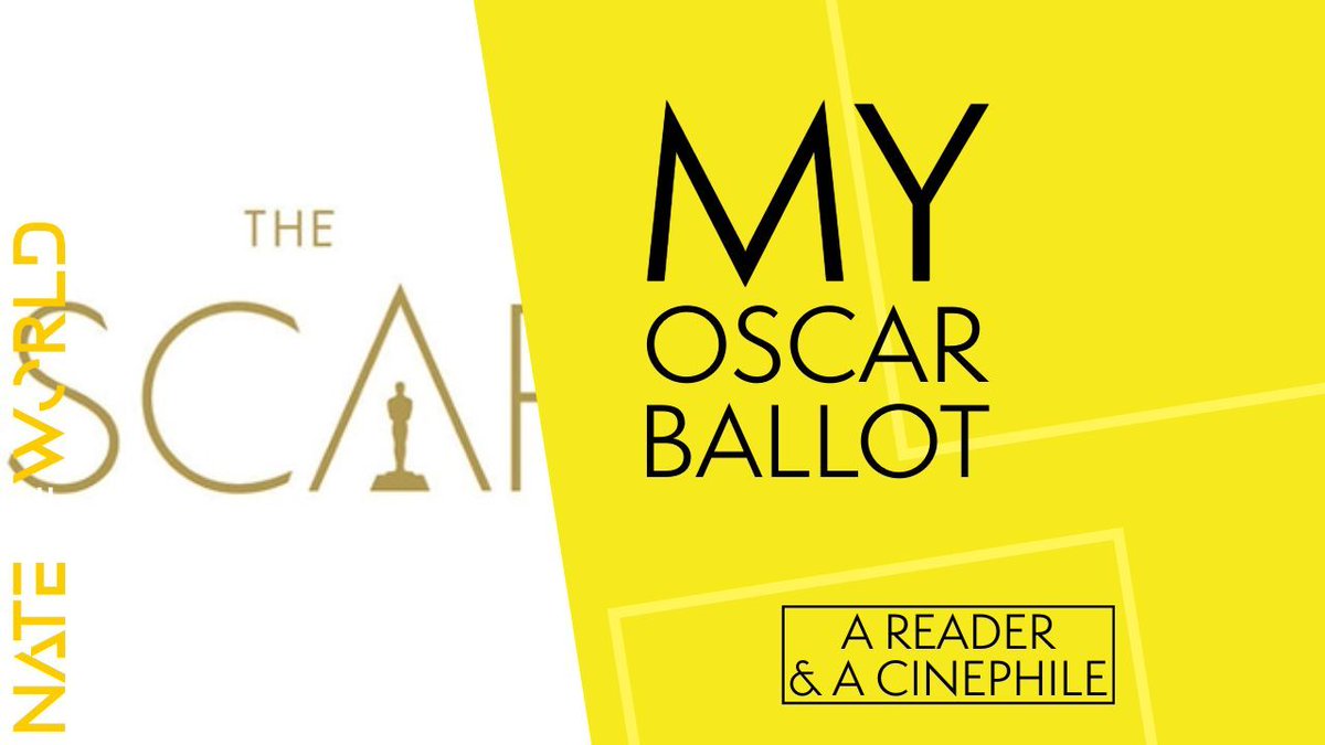 Sunday is my Super Bowl. After a lot of debate (mostly with myself), here is my ballot for the 98th Academy Awards. 

A Reader &amp; A Cinephile: My Oscar Ballot for the 98th Academy Awards — Natetheworld buff.ly/6Rpjlz9