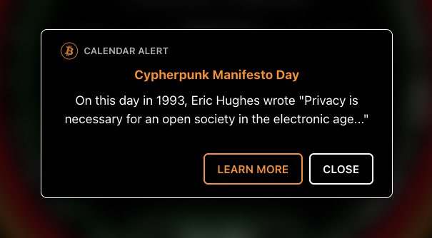 Timechain Calendar tweet media