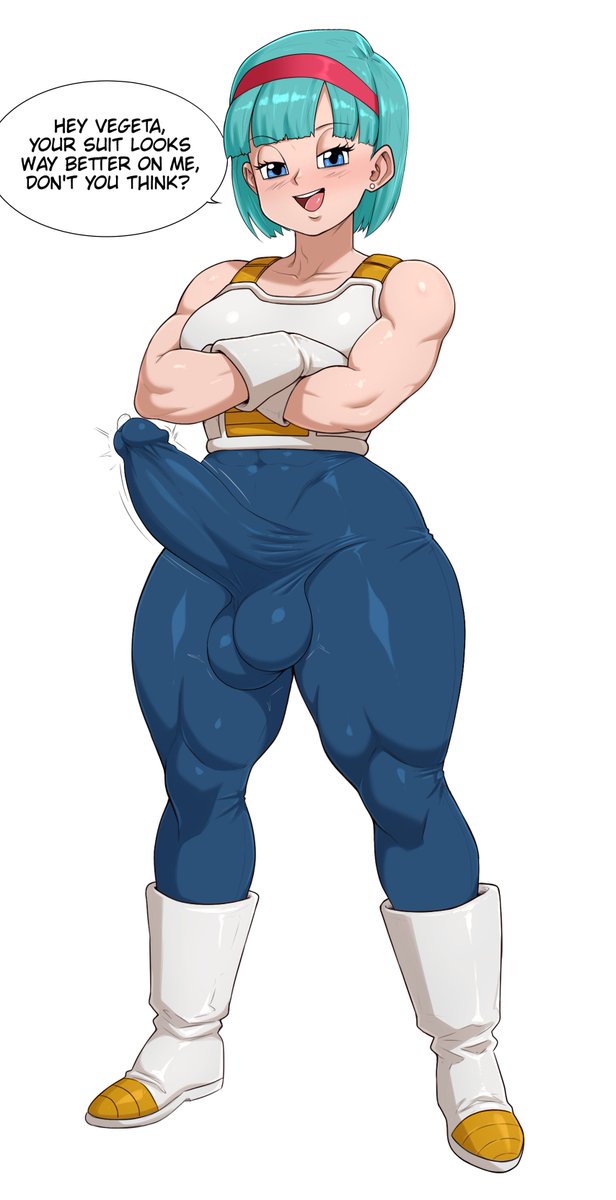 senpai_vic's tweet photo. Bulma definitely looks amazing in that outfit, I don't know why. https://t.co/b1wIyz6npm