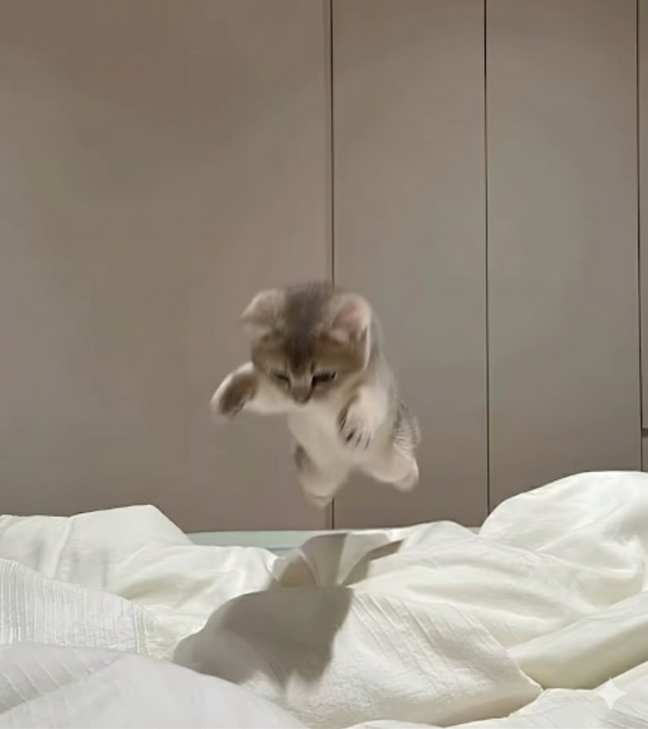 smol silly cat tweet media