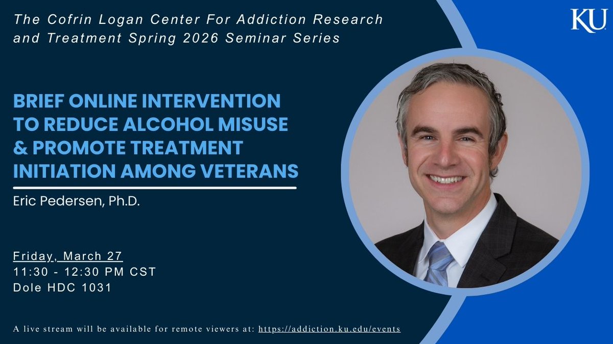 KU Cofrin Logan Addiction Center tweet media