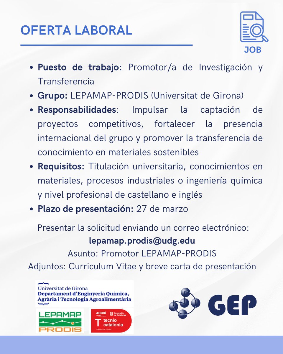 Grupo Especializado de Polimeros tweet media