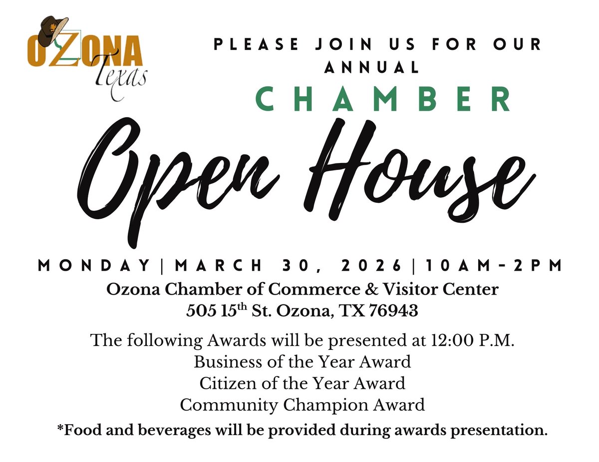 ❗️Mark Your Calendars❗️
Our Annual Open House is approaching!
Everyone is welcome to attend.