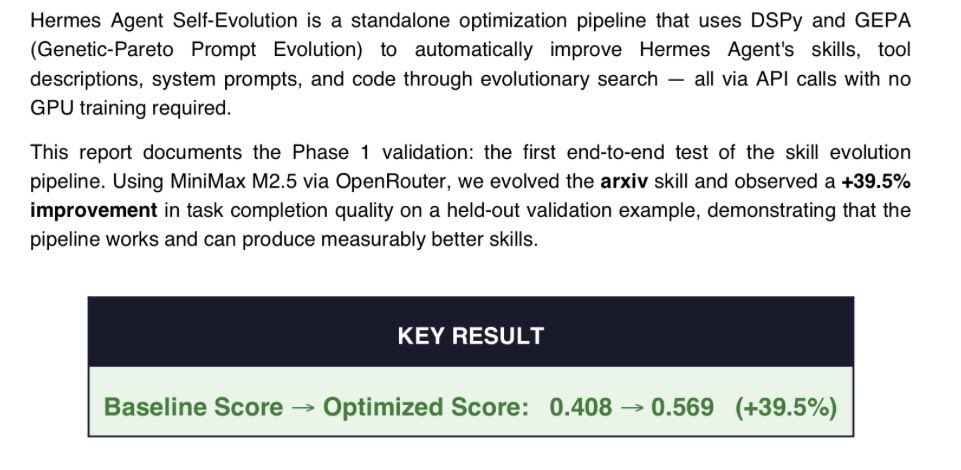 Score improvement screenshot