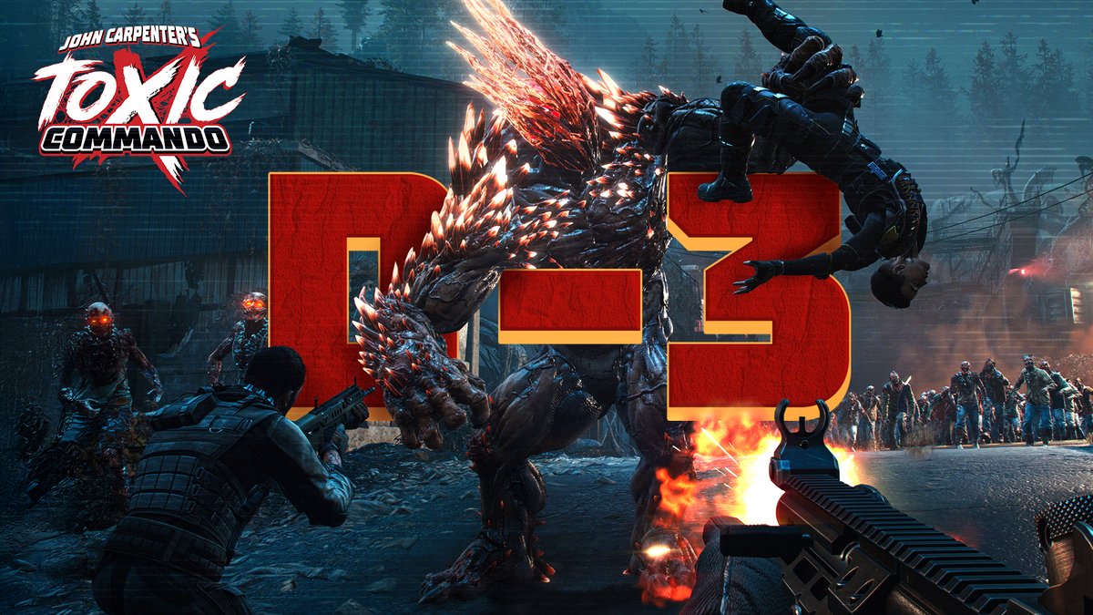 3 days until zombie takeover🧟!
Are you ready to shoot your way  to saving the world in John Carpenter’s #ToxicCommando?
Call up your squad and say goodbye to your family: we need backup to save the world! 📞🫡