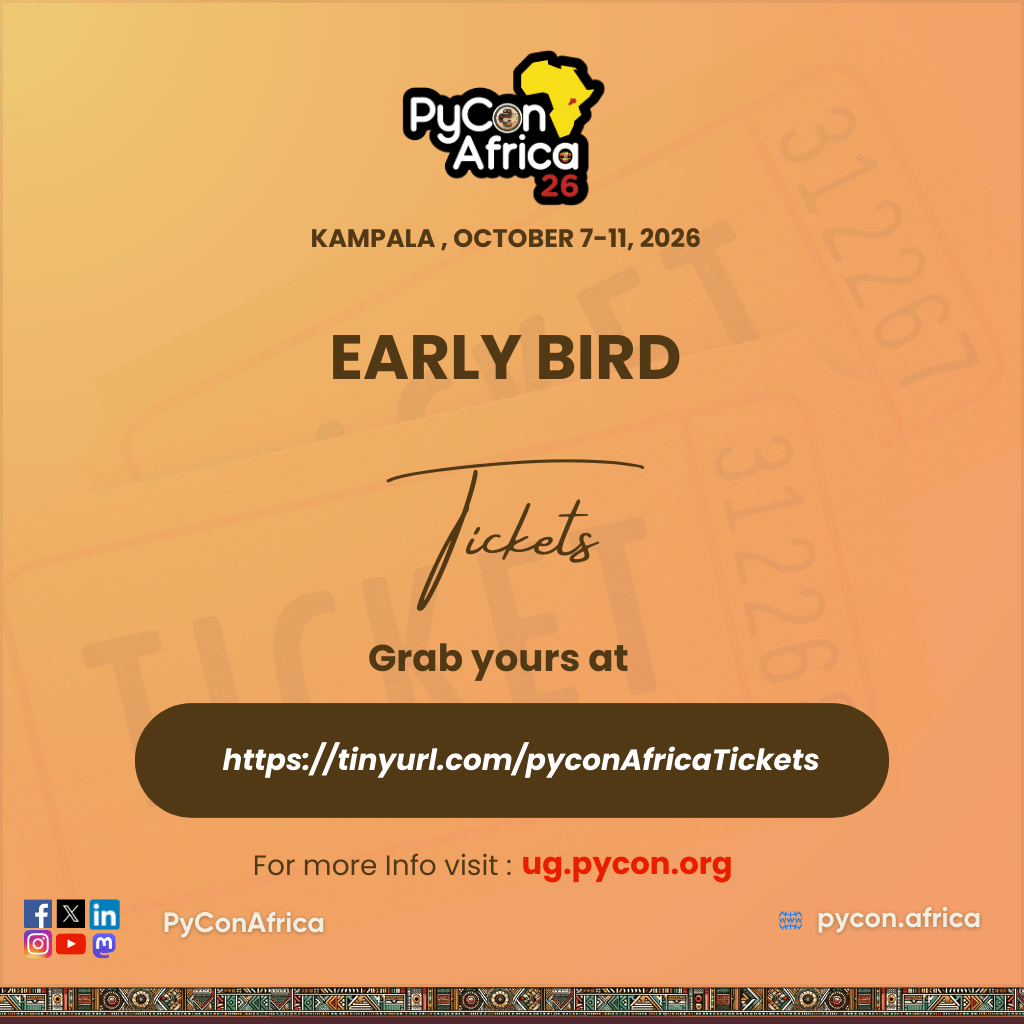 PyCon Uganda tweet media