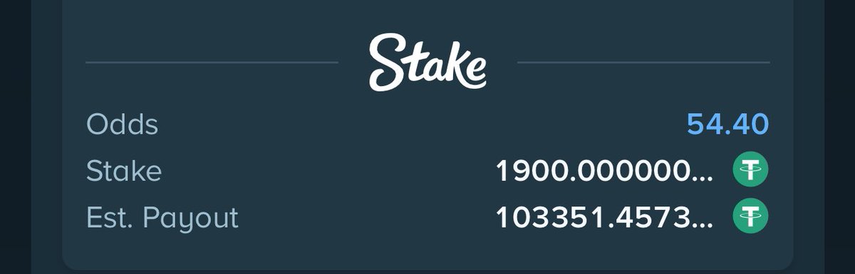 Mrbankstips's tweet photo. ⚽️ on Stake 

55 odds https://t.co/v2sh83lSOV

4.5 odds https://t.co/42nvFIree9

Use stake shield or flex bet on stake cut 1-5

Register an account via https://t.co/zNIDVi9VVx

Use welcome code ‘banks’ for weekly airdrops and bonuses 

Get the iOS app via link https://t.co/BH533u52QL

Bet responsibly 🔞🔞