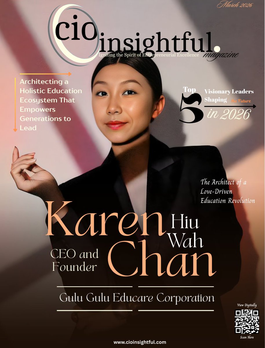 cioinsightful's tweet photo. Karen Hiu Wah Chan
"Top 5 Visionary Leaders Shaping the Future in 2026"
A visionary leader driving innovation, resilience, and meaningful impact for the future.

#VisionaryLeader #Leadership2026 https://t.co/nc0DRQ5XVf