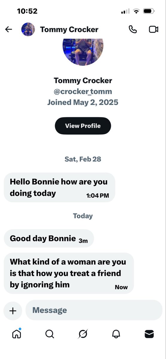 I’m not your f••king friend!