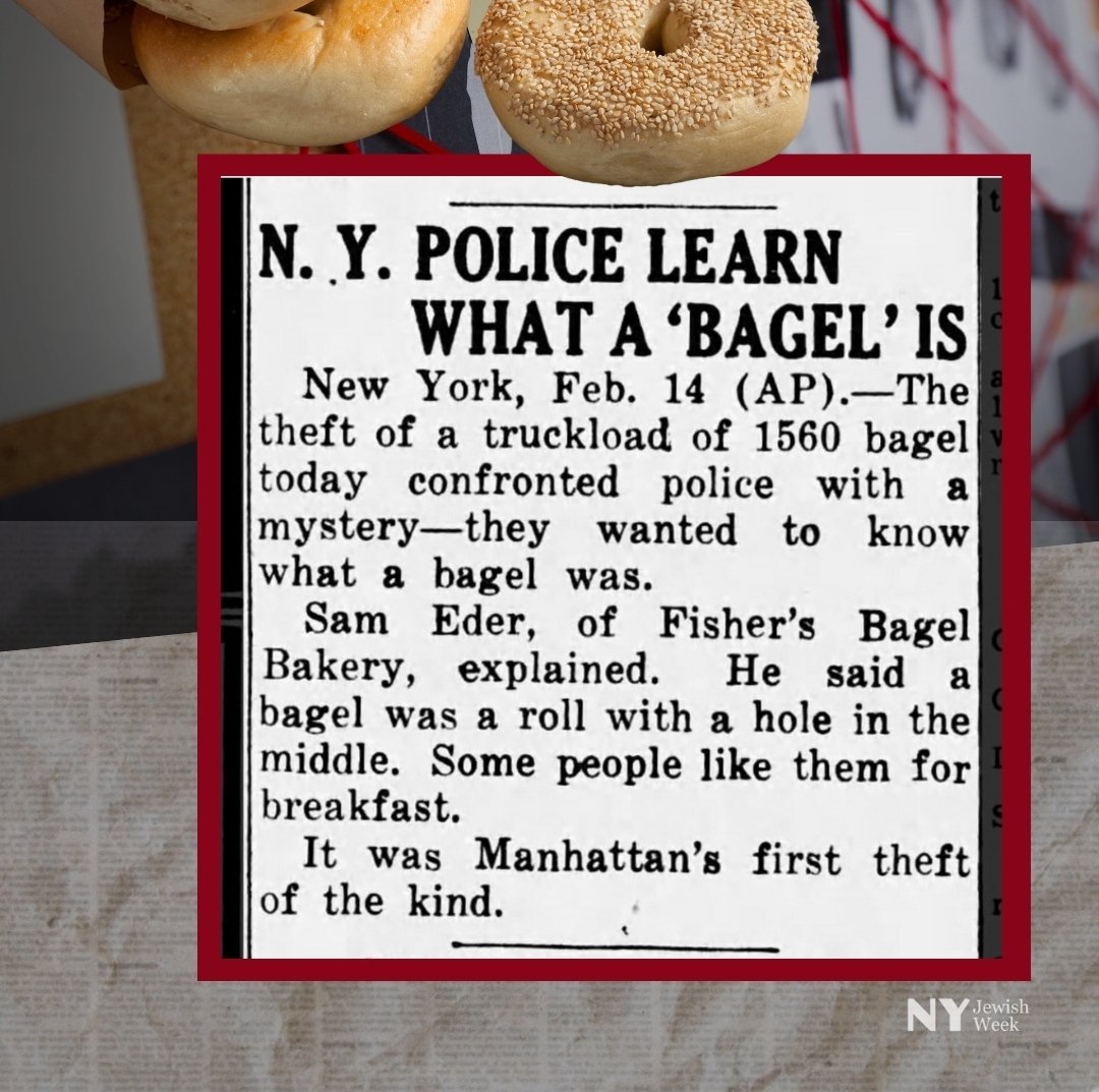 Sorry I was late I can't stop reading this article about cops on the Lower East Side discovering the existence of bagels in 1944