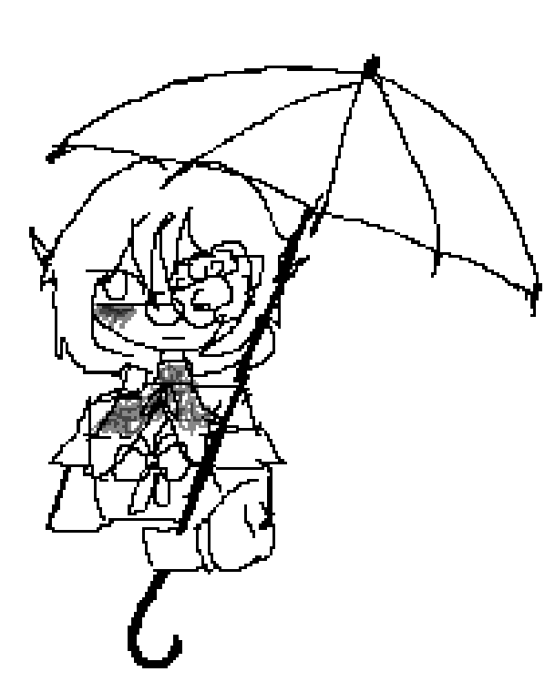 Chronomeda's tweet photo. Drew my roblox avatar with "good day" idle from Grace, in mspaint... the idea is there i want to draw this better trust
 #art #drawing #roblox https://t.co/sEnEy32j3w