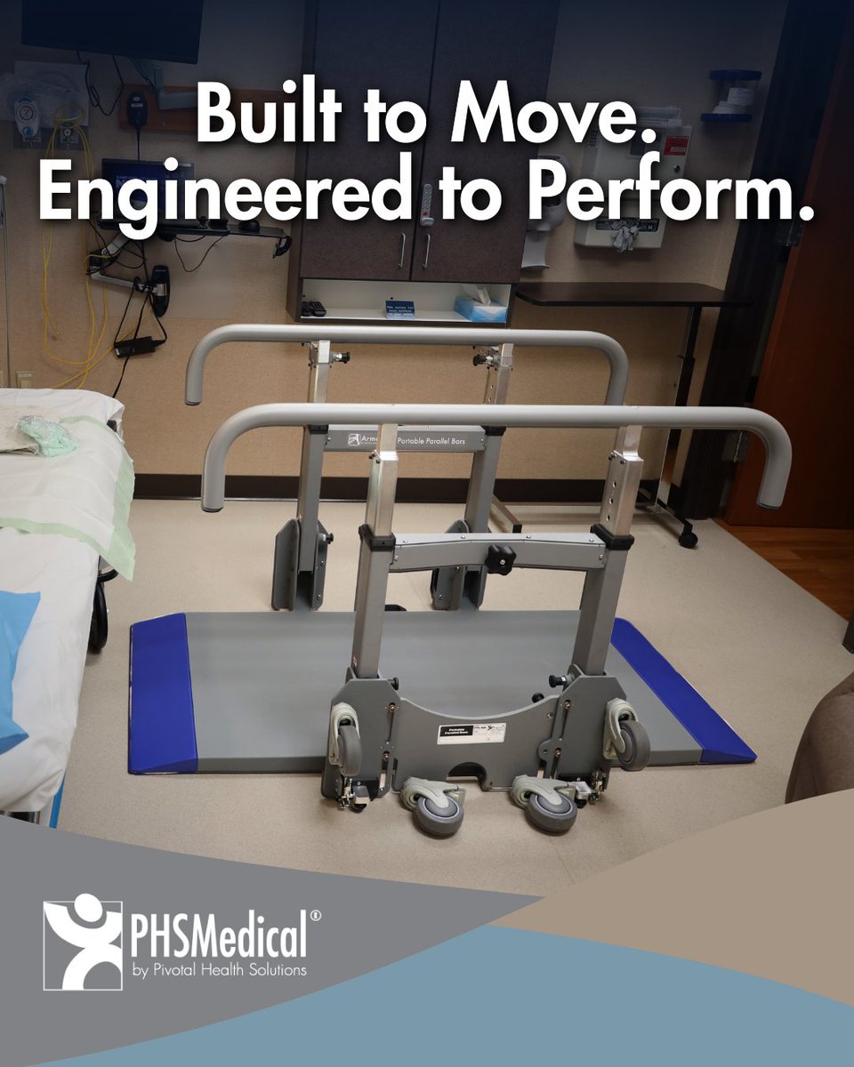 PHSMedical's tweet image. Our Portable Parallel Bars are lightweight, durable, and easy to set up. Perfect for clinics, therapy centers, or on-the-go sessions. 🚶‍♂️✨

#PHSMedical #RehabEquipment #PortableParallelBars #PhysicalTherapy #PatientCare  #MedicalInnovation