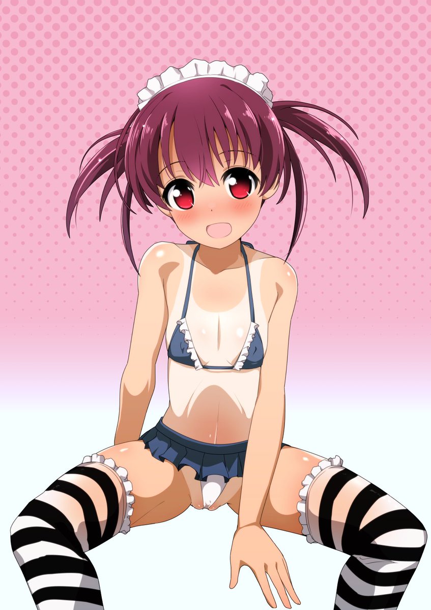 最新刊の特典の咲さんのドスケベ☆メイド水着を着てくれた薄墨初美さん描きました 