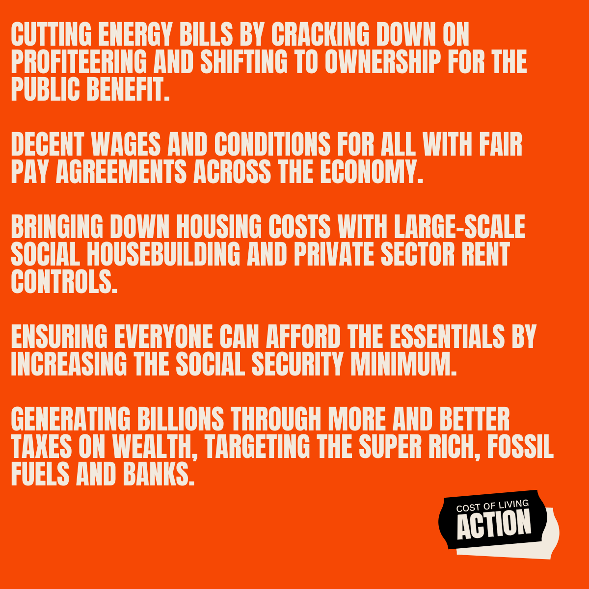 Cost of Living Action tweet media