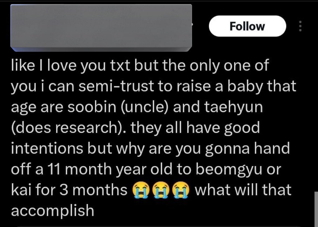why are we acting like beomgyu and kai aren’t grown ass men and have worm for brains