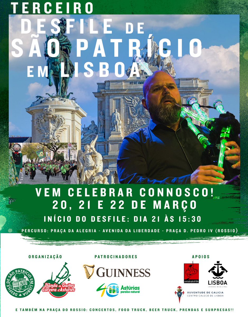 Desfile de São Patrício em Lisboa tweet media