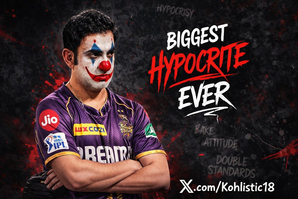Kohlistic18's tweet photo. Thread: A compilation of Gautam Gambhir contradicting himself over the years, exposing the hypocrisy and selective narratives. 🧵 https://t.co/hqVXeJeiWu