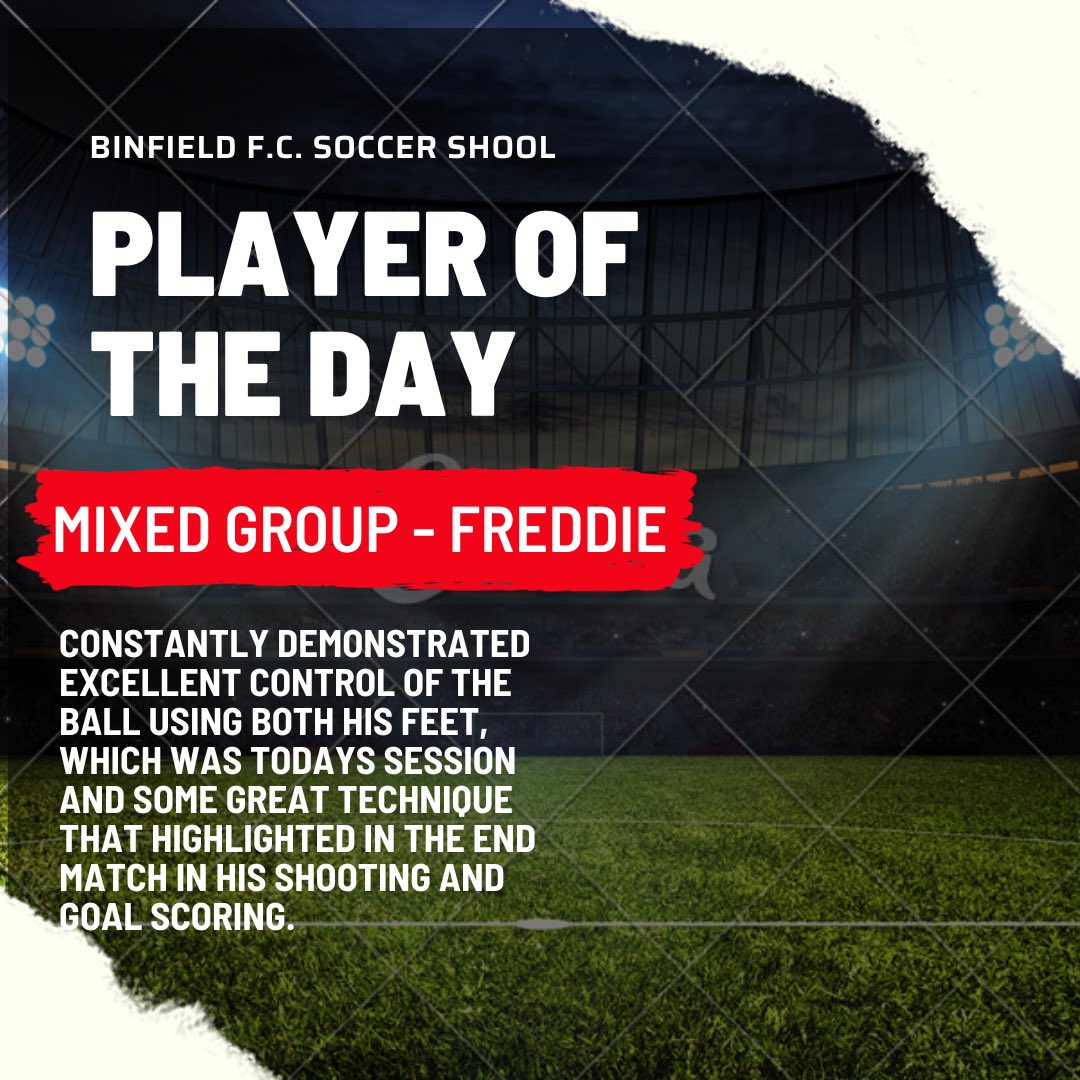 Well done all our POTD, who demonstrated our key coaching expectation of staying focused, listening &amp; concentrating throughout the session. 
New U7s list filling up nicely, so don’t miss out. 
Parent volunteers still needed for each team, so pm if interested or want to know more.