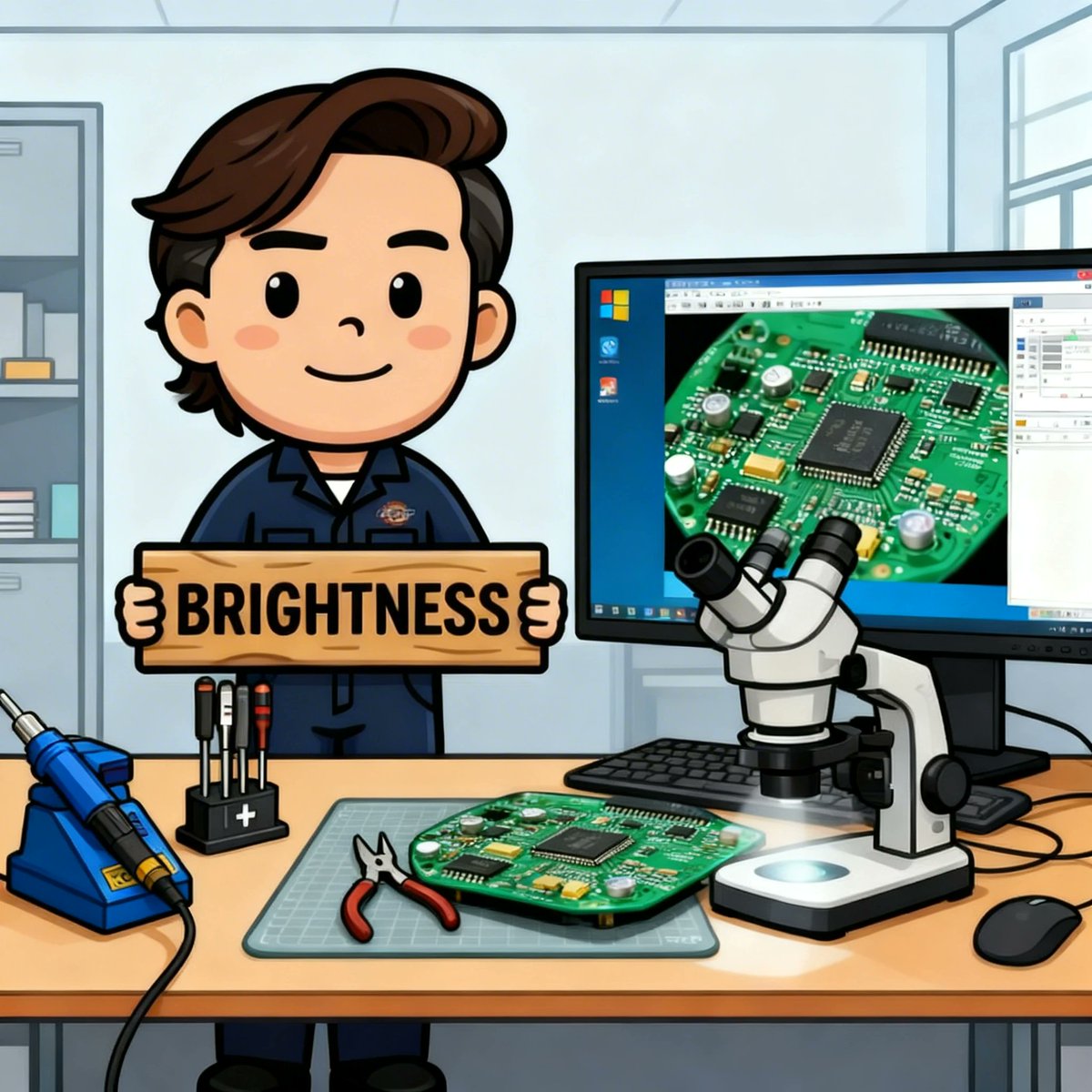 Brightness tweet media