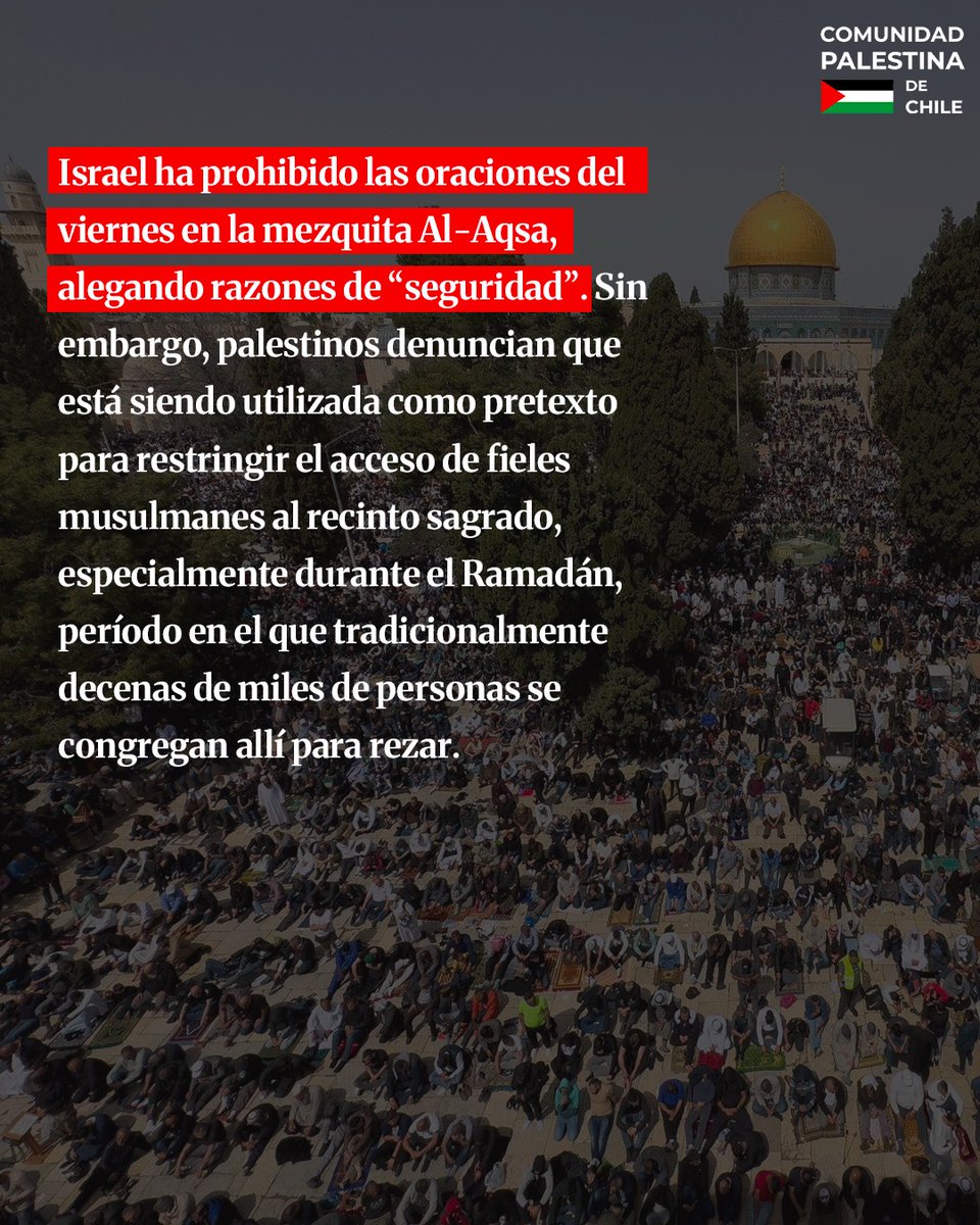 Comunidad Palestina de Chile tweet media