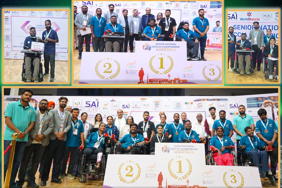 2 Medals. 1 Unforgettable Championship. 🥇🥈
​I’m so happy to announce that I won Gold (Pairs) and Silver (Individual) at the 10th Boccia National Championship 2026!

Thanks a lot who supported in this journey 🙏 🙏

<a href="/bocciaindia/">Boccia India 🇮🇳 🏅#Praise4Para</a> <a href="/DeepthiBopaiah/">Deepthi Bopaiah</a> <a href="/Media_SAI/">SAI Media</a> <a href="/GoSportsVoices/">GoSports Foundation</a>