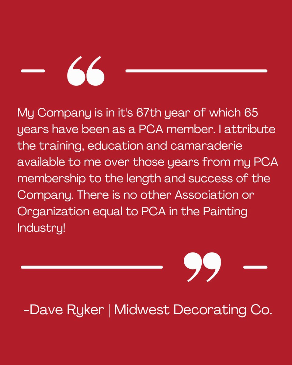 Painting Contractors Association (PCA) tweet media