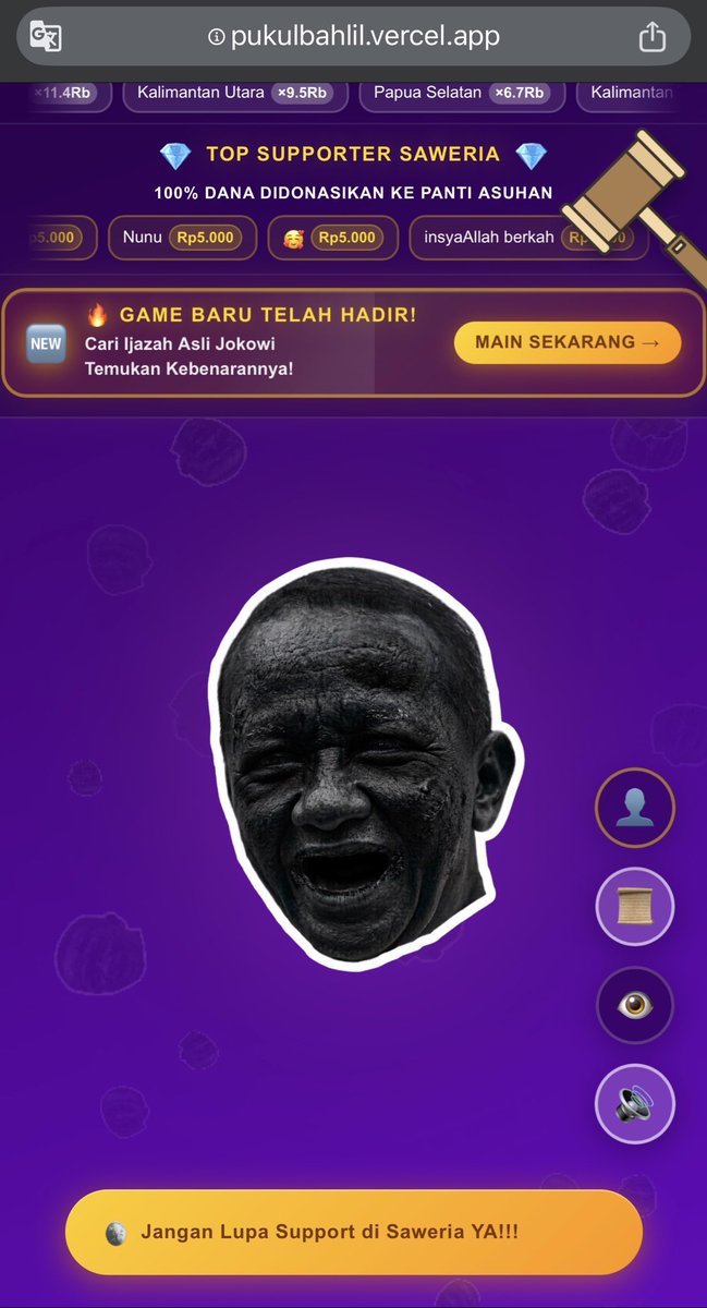 pukulbahlil.vercel.app seru banget!! Banyak pahala ini creatornya