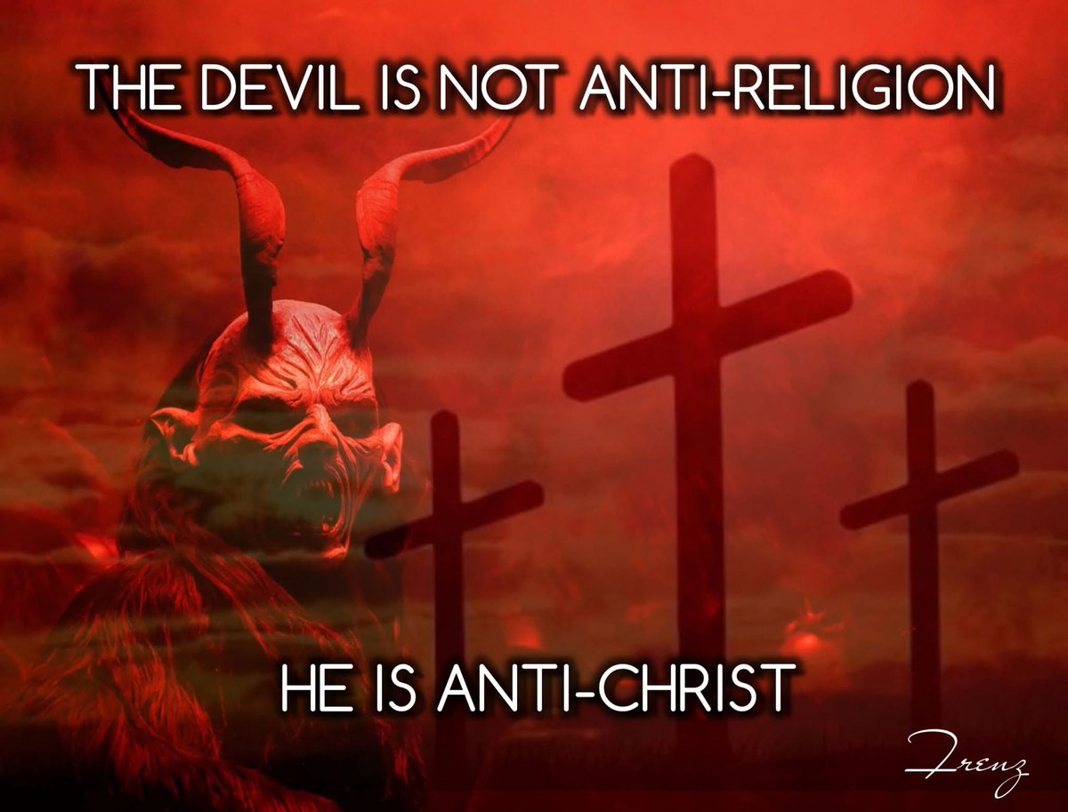 There are many religions. 
Satan has no issues with that.