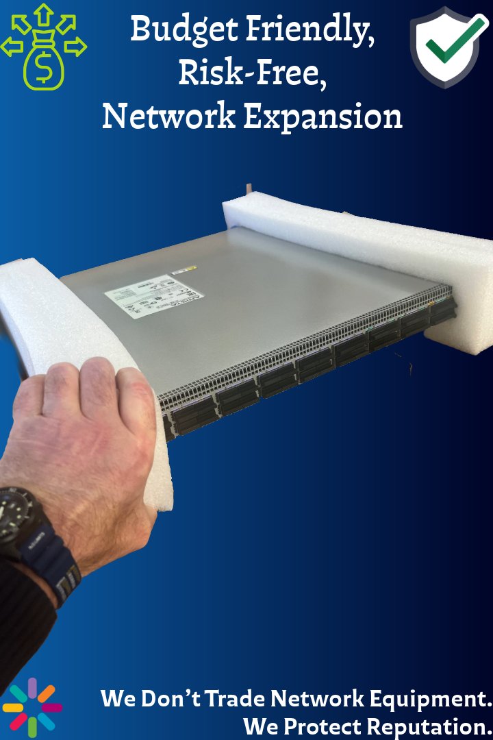 The customer needed to expand their network but had no budget left. Rather than risk buying from an unknown seller, they chose our refurbished gear. ISO-certified quality, environmental standards, and a 2-year warranty gave them confidence. Switch shipped. Happy client.